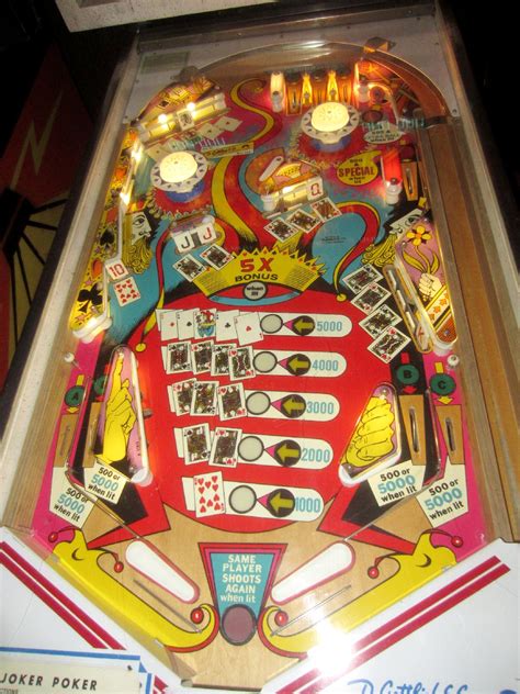 gottlieb joker poker pinball machine